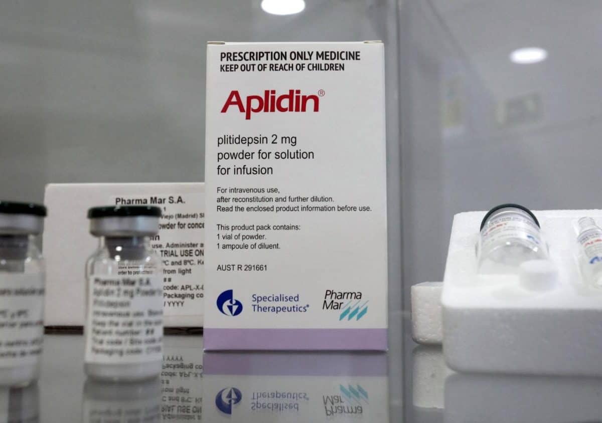 Το αντιικό φάρμακο Aplidin (πλιτιδεψίνη) είναι 100 φορές πιο αποτελεσματικό από τη ρεμδεσιβίρη