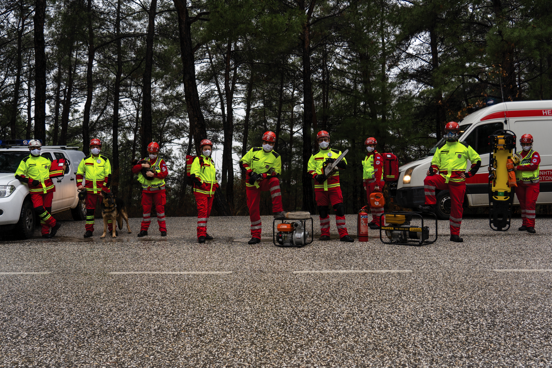 Επανεκκίνηση της κυνοφιλικής ομάδας έρευνας και διάσωσης του Ελληνικού Ερυθρού Σταυρού