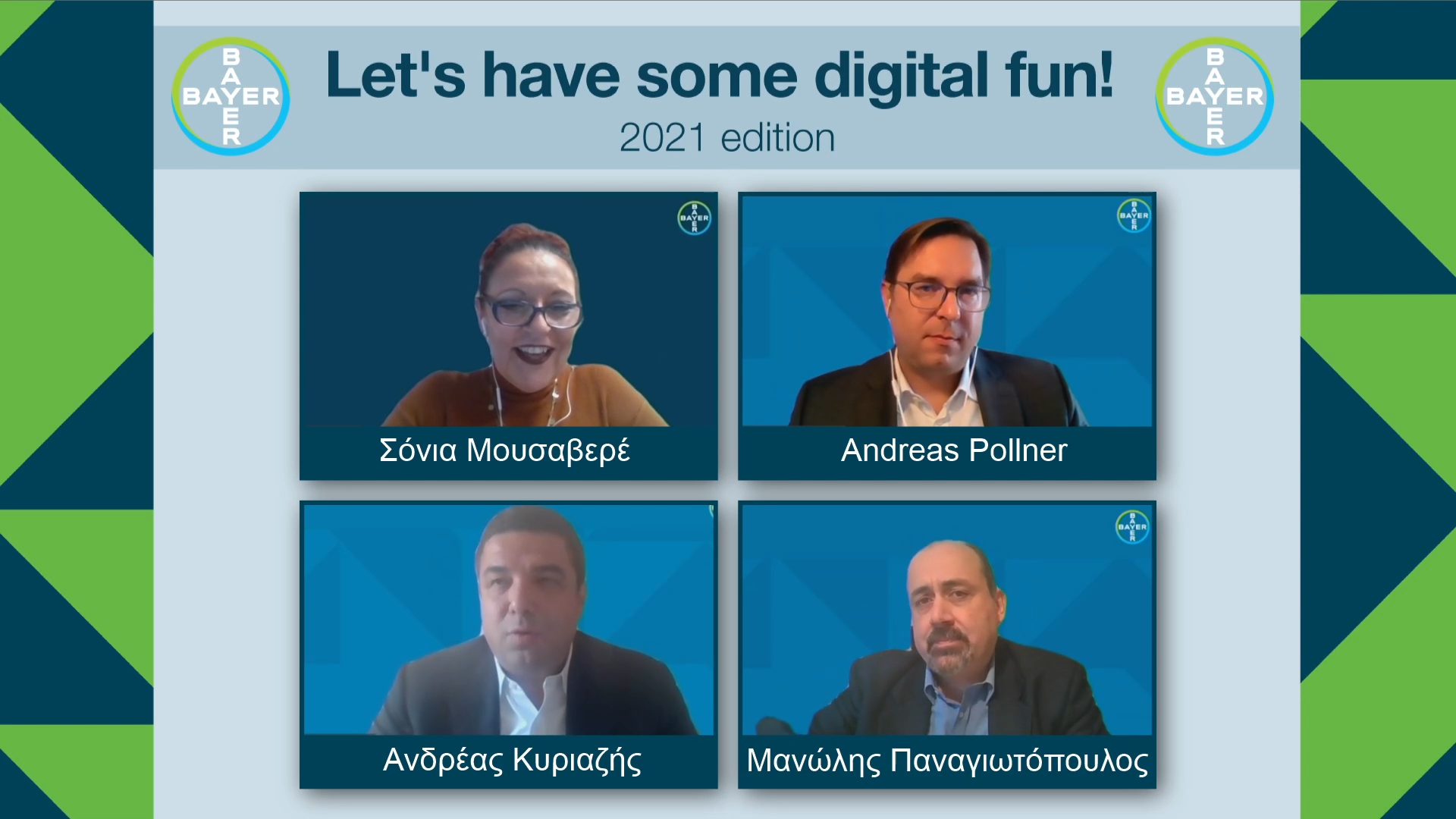 “Let’shave some digital fun”: Μια εορταστική virtual συνάντηση της Bayer Hellas
