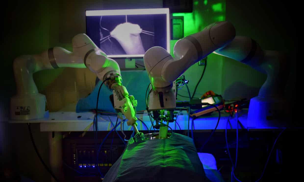 Ρομπότ πραγματοποιεί με επιτυχία χειρουργική επέμβαση σε χοίρους χωρίς ανθρώπινη βοήθεια